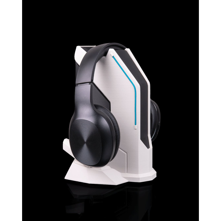 Signal Station – Support Casque Gaming Futuriste