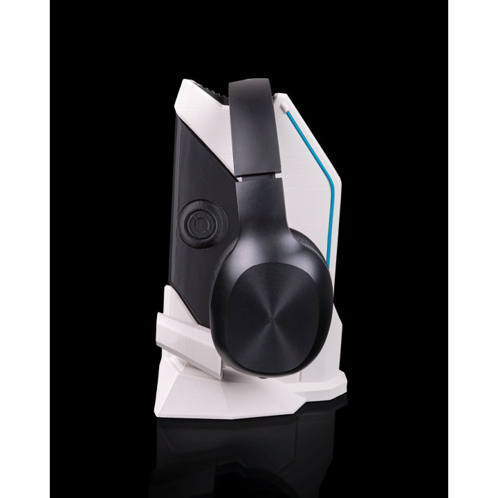 Signal Station – Support Casque Gaming Futuriste