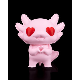 Axolotl Coeur – Figurine & Porte-Clés Kawaii Made In Occitanie