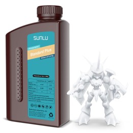 Sunlu - Résine Standard Plus - Blanc (Solid White) - 1 kg | Espace Mak