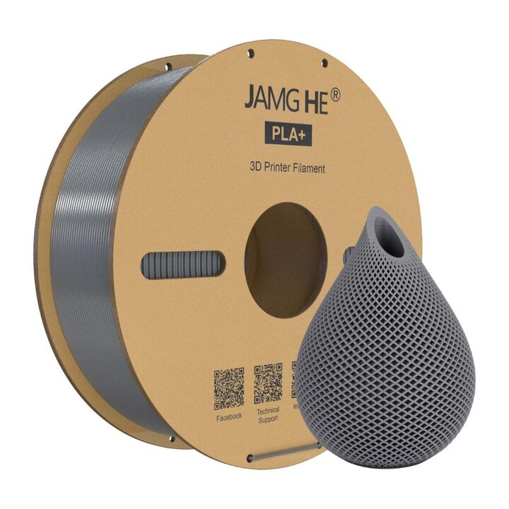 Jamg He - PLA+ - Argent - 1,75 mm - 1 kg | Maison Drabiec