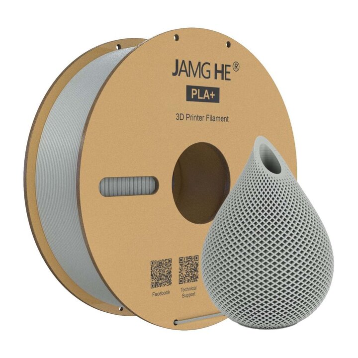 Jamg He - PLA+ - Gris - 1,75 mm - 1 kg | Maison Drabiec