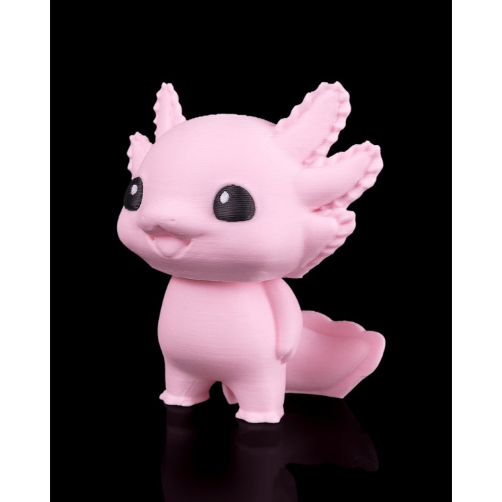 Axolotl Joyeux – Figurine & Porte-Clés Kawaii Made In Occitanie