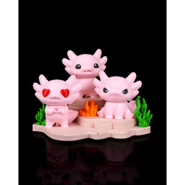 Axolotl Haven – Présentoir Diorama Pour Collection D'Axolotls