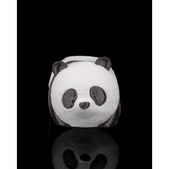 Panda En Train De Se Reposer – Figurine Décorative Mignonne