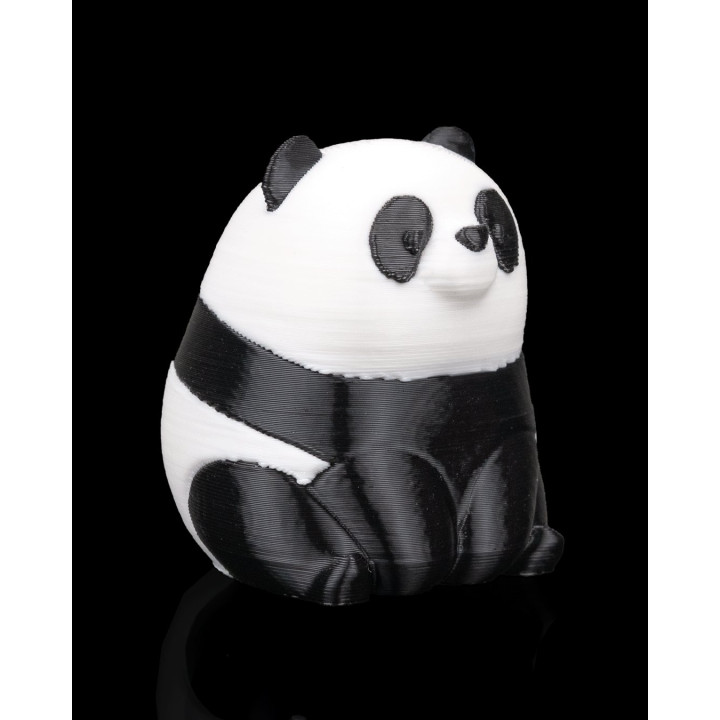 Panda Assis Décoratif – Figurine Kawaii Made In Occitanie