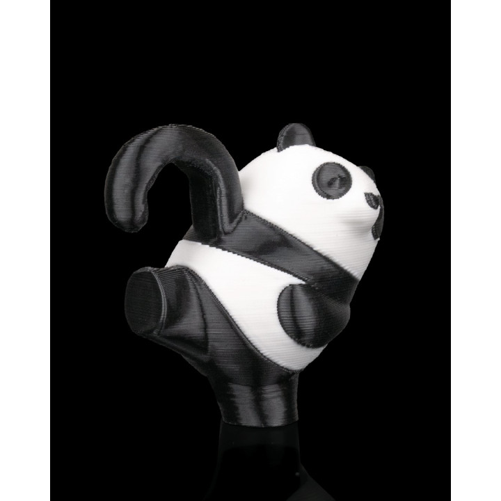 Panda Suspendu – Figurine Décorative Bicolore