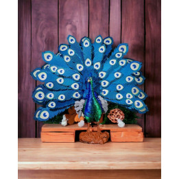 Mayura Le Paon Royal – Puzzle 3D Décoratif, Queue Déployée Ou Fermée