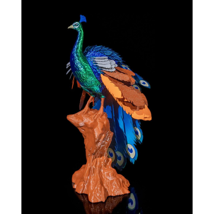 Mayura Le Paon Royal – Puzzle 3D Décoratif, Queue Déployée Ou Fermée