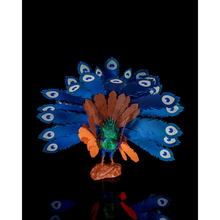 Mayura Le Paon Royal – Puzzle 3D Décoratif, Queue Déployée Ou Fermée
