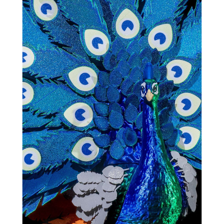 Mayura Le Paon Royal – Puzzle 3D Décoratif, Queue Déployée Ou Fermée
