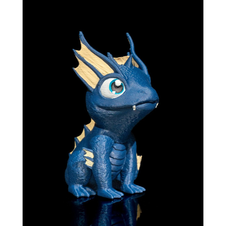 Bébé Dragon De L'Eau & Son Œuf – Figurine Décorative Made In Occitanie