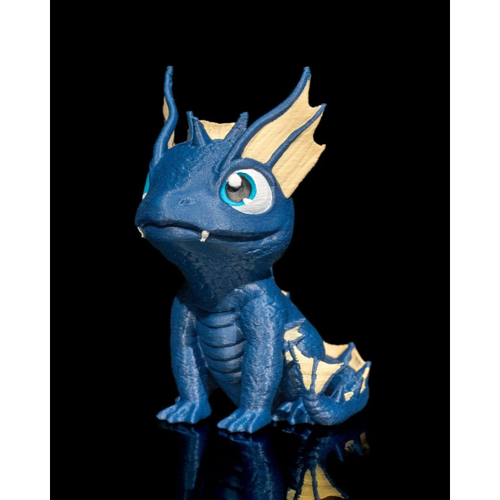 Bébé Dragon De L'Eau & Son Œuf – Figurine Décorative Made In Occitanie