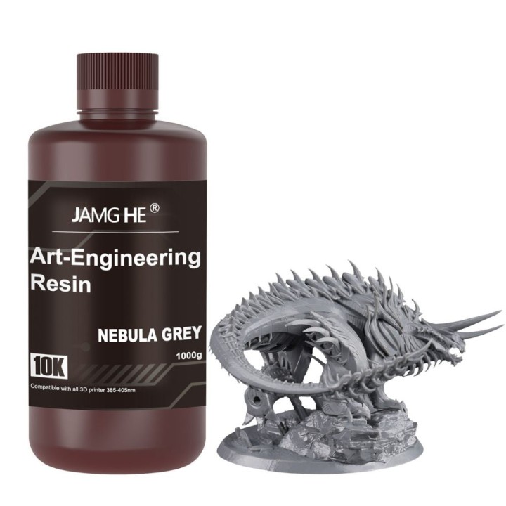 Jamg He - Résine UV Art Engineering 10k - Gris Nébuleux (Nebula Grey) 