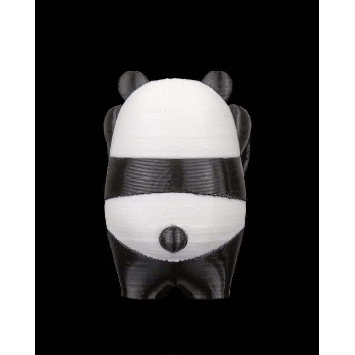 Panda Grimpeur – Figurine Décorative Bicolore