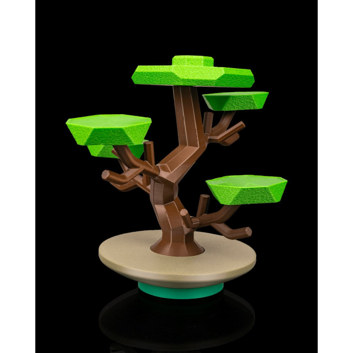 Bonsaï Jeu D'Équilibre – Arbre Décoratif & Plateau De Jeu Made In Occitanie