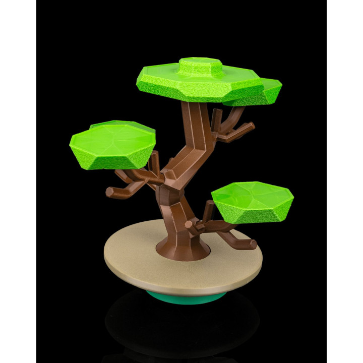 Bonsaï Jeu D'Équilibre – Arbre Décoratif & Plateau De Jeu Made In Occitanie