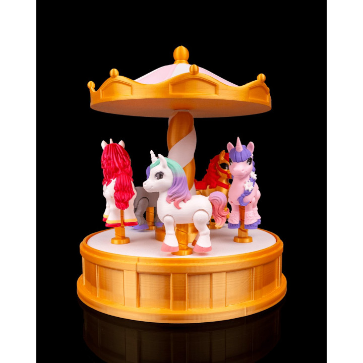 Carrousel Magique Présentoir Licornes – Rotatif & Décoratif