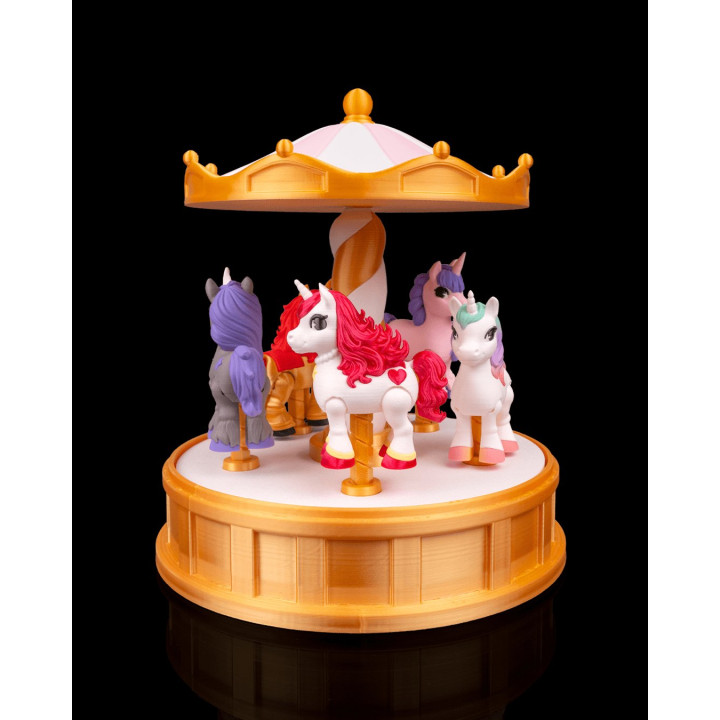 Carrousel Magique Présentoir Licornes – Rotatif & Décoratif