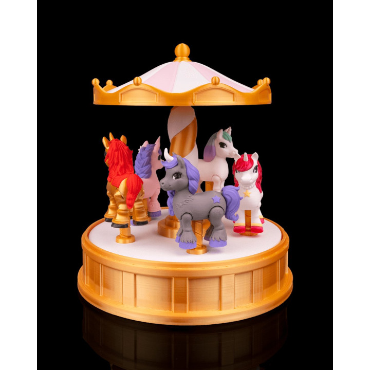 Carrousel Magique Présentoir Licornes – Rotatif & Décoratif