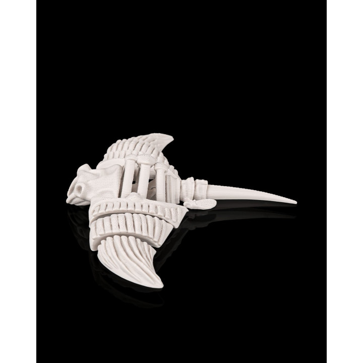 Raie Manta Squelette – Figurine Articulée Décorative