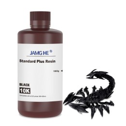 Jamg He - Résine UV Standard Plus 10k - Noir (Black) - 1 kg | Espace M