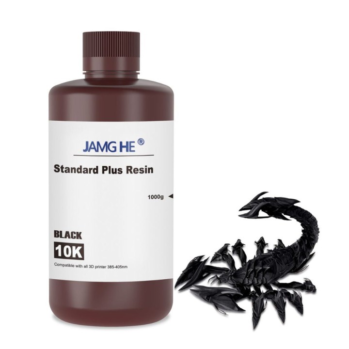 Jamg He - Résine UV Standard Plus 10k - Noir (Black) - 1 kg | Espace M