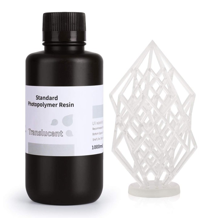 ELEGOO - Résine UV Standard - Translucide (Translucent) - 1 kg | Espac