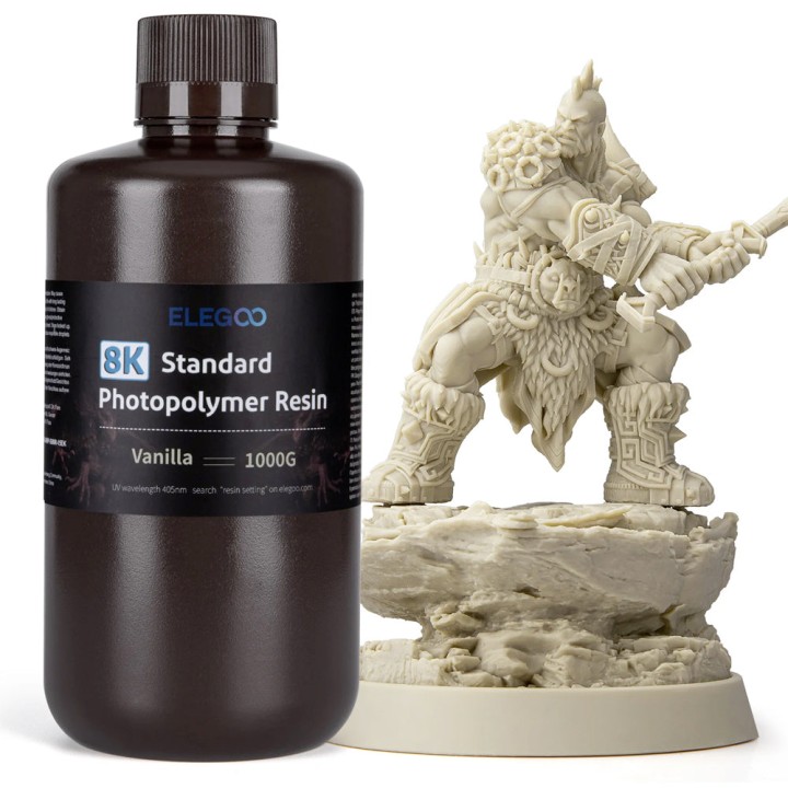 Elegoo - Résine UV Standard 8K - Vanille (Vanilla) - 1 kg | Espace Mak