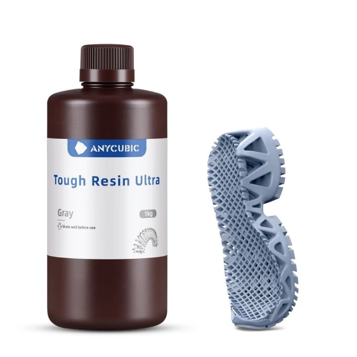 Anycubic - Tough Resin Ultra - Gris (Grey) - 1 kg | Espace Maker