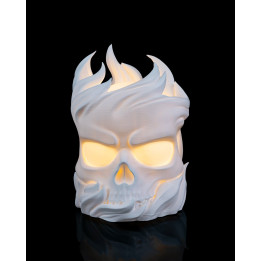 Lampe Crâne Flammes – Skull Sphere Table Lamp