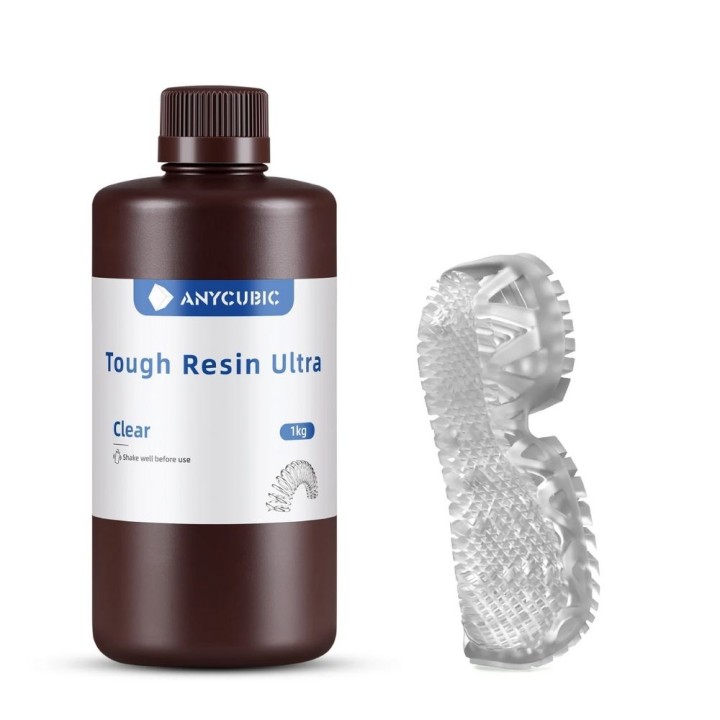 Anycubic - Tough Resin Ultra - Transparent (Clear) - 1 kg | Espace Mak