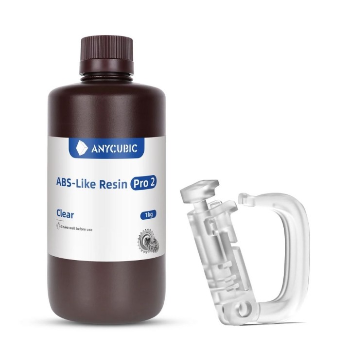 Anycubic - ABS-Like Resin Pro 2 - Transparent (Clear) - 1 kg | Espace 