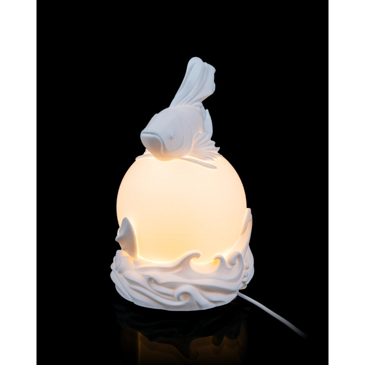 Lampe De Table Betta Sphere – Poisson Combattant Lumineux