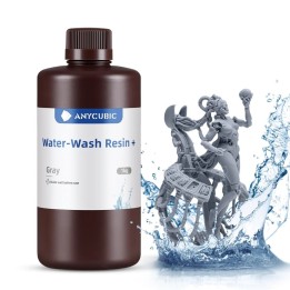 Anycubic - Water Washable Resin + - Gris (Grey) - 1 kg | Espace Maker