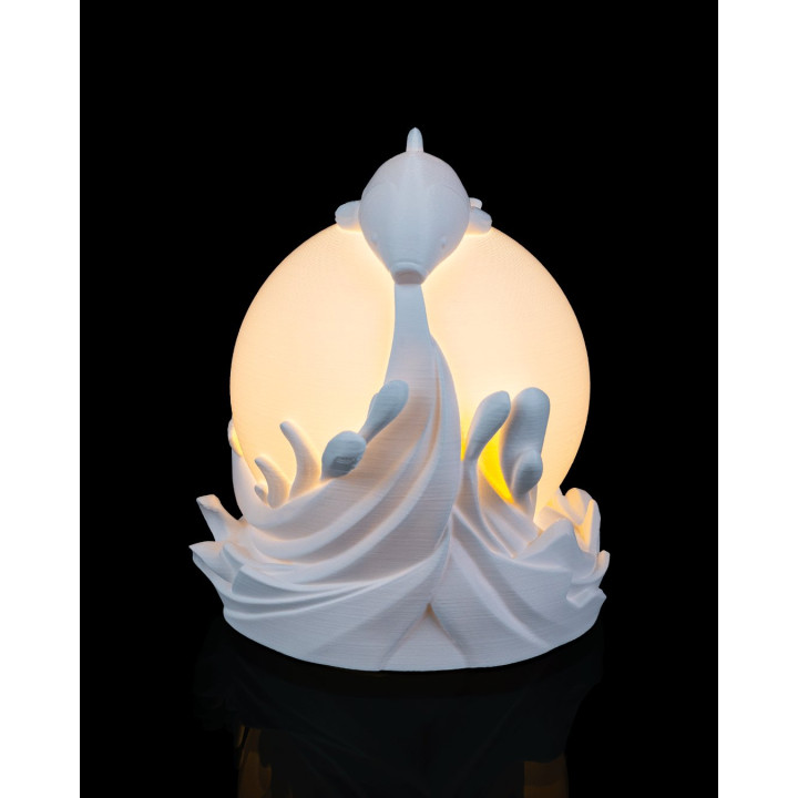Lampe De Table Twin Fish Sphere – Deux Poissons Lumineux