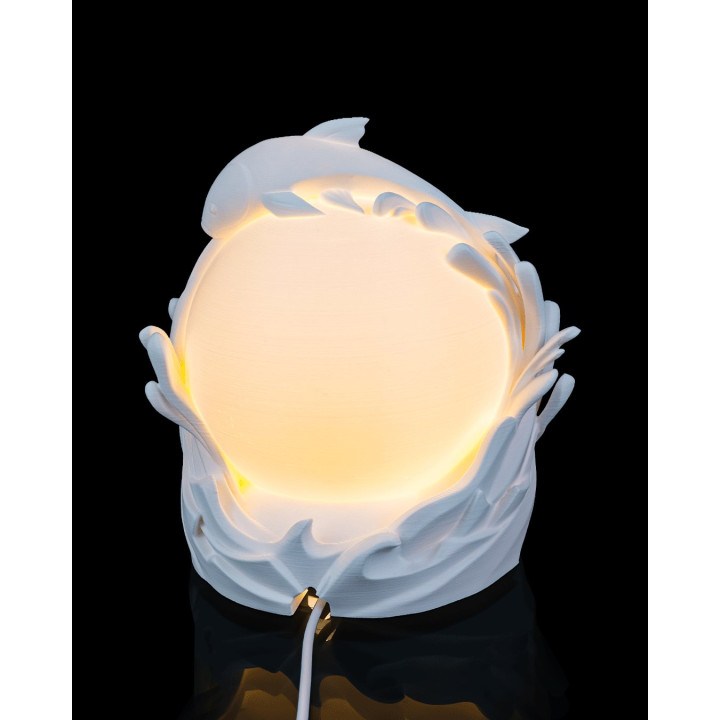 Lampe De Table Twin Fish Sphere – Deux Poissons Lumineux