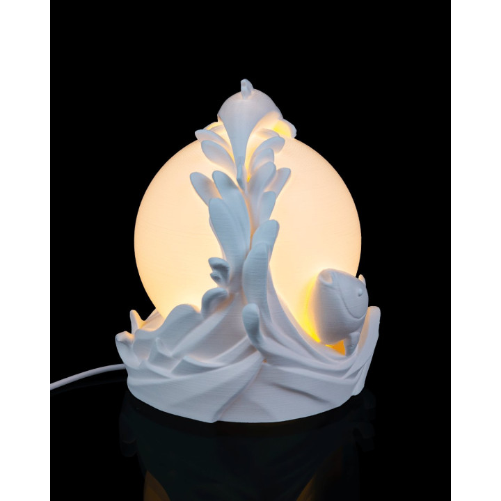 Lampe De Table Twin Fish Sphere – Deux Poissons Lumineux