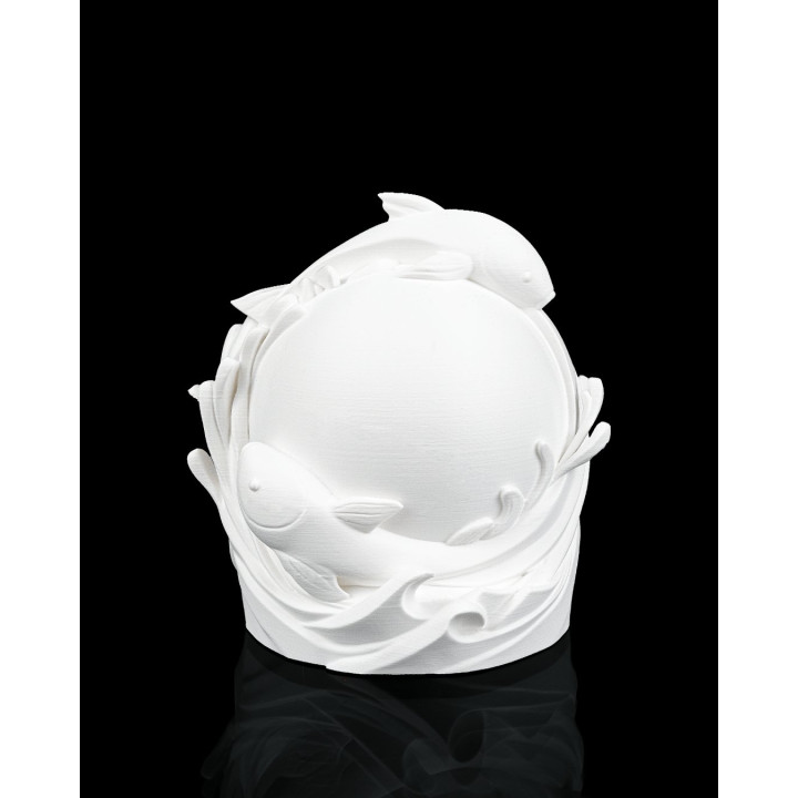 Lampe De Table Twin Fish Sphere – Deux Poissons Lumineux