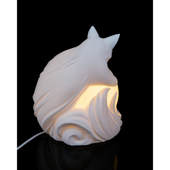 Lampe Renard Vulpine Sphere – Lumière Douce & Design Sculpté