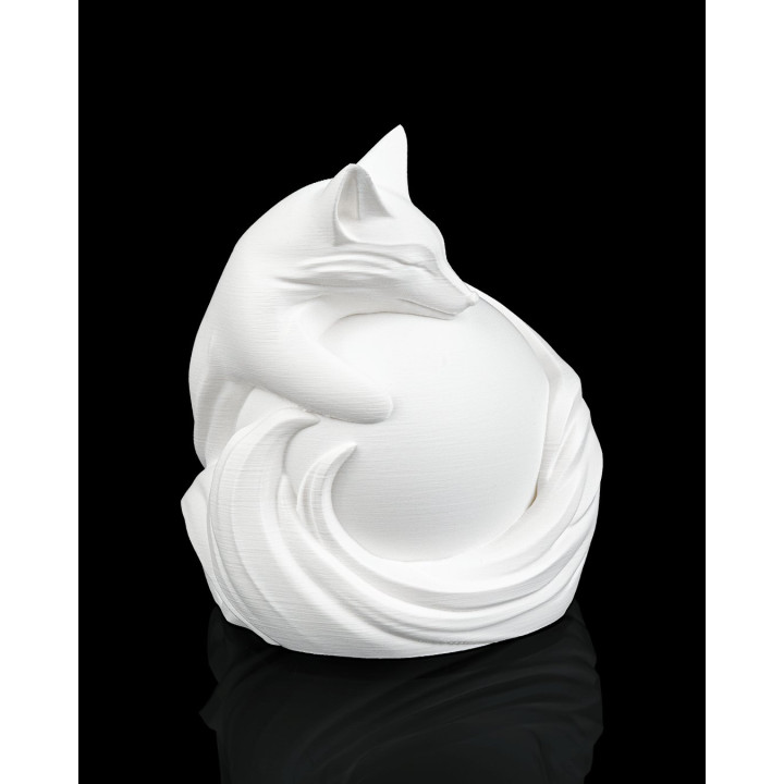 Lampe Renard Vulpine Sphere – Lumière Douce & Design Sculpté