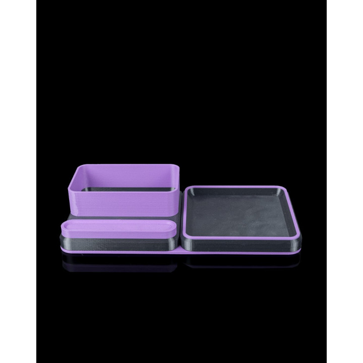Kit Organisateur De Bureau 2-En-1 – Support Téléphone & Vide-Poche