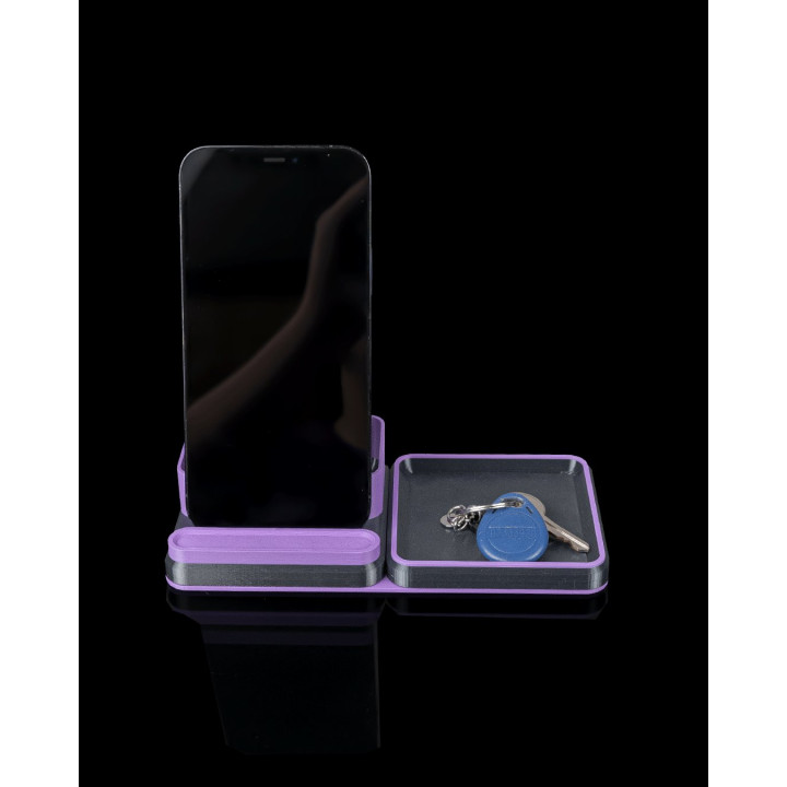 Kit Organisateur De Bureau 2-En-1 – Support Téléphone & Vide-Poche