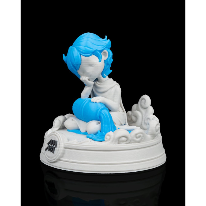 Charm Verseau – Figurine Zodiaque Décorative & Porte-Clés