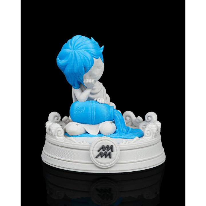 Charm Verseau – Figurine Zodiaque Décorative & Porte-Clés