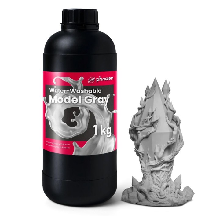 Phrozen - Water-Washable Resin - Model Gray - 1 kg | Espace Maker