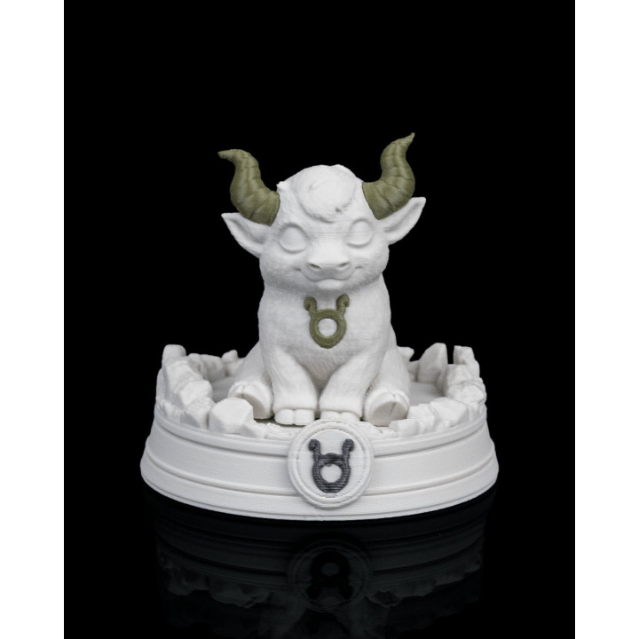 Porte-Clés Taureau Zodiaque – Charm Figurine Astrologie