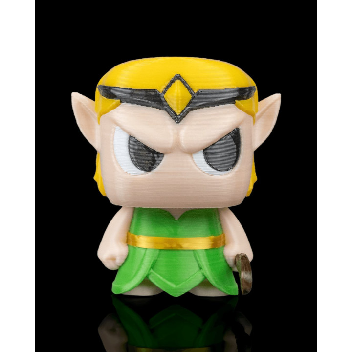 Anty La Mage – Porte-Clés Figurine Elfe Magicienne