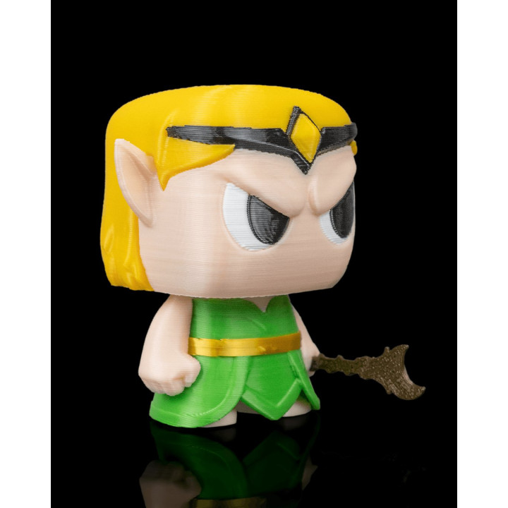 Anty La Mage – Porte-Clés Figurine Elfe Magicienne