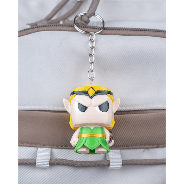 Anty La Mage – Porte-Clés Figurine Elfe Magicienne